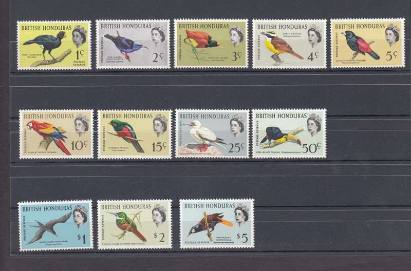 B.HONDURAS-QEII BIRDS  SET SUPERB UMM  R2280.00