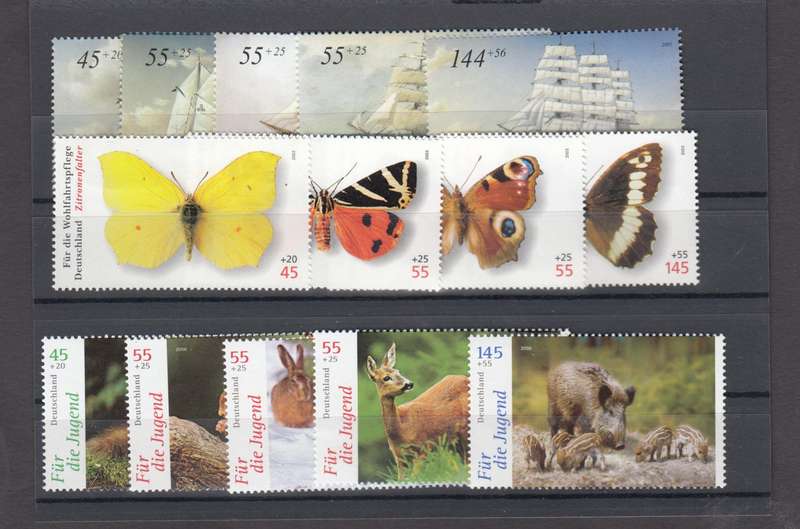 GERMANY-VERY SCARCE  three THEMATIC MODERN sets  R1560.00