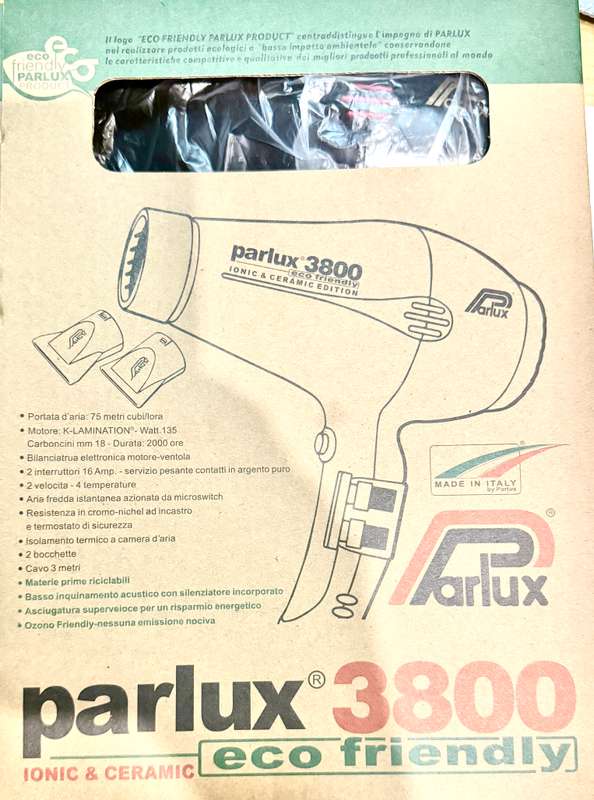 Parlux 3800 Eco Friendly Black