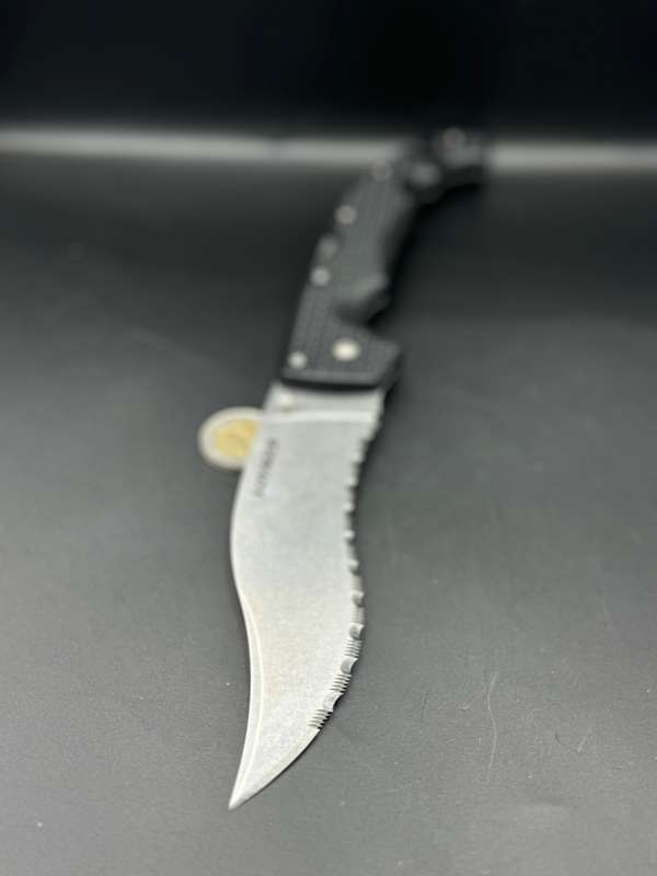 Cold Steel XL Voyager Lockback Vaquero Serrated 29AXVS