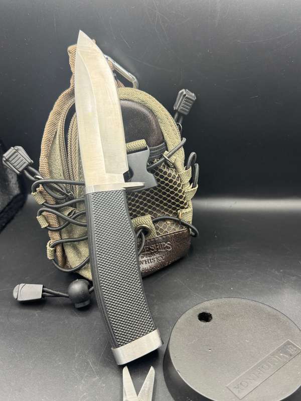 Leatherman Micra +Buck fixed blade