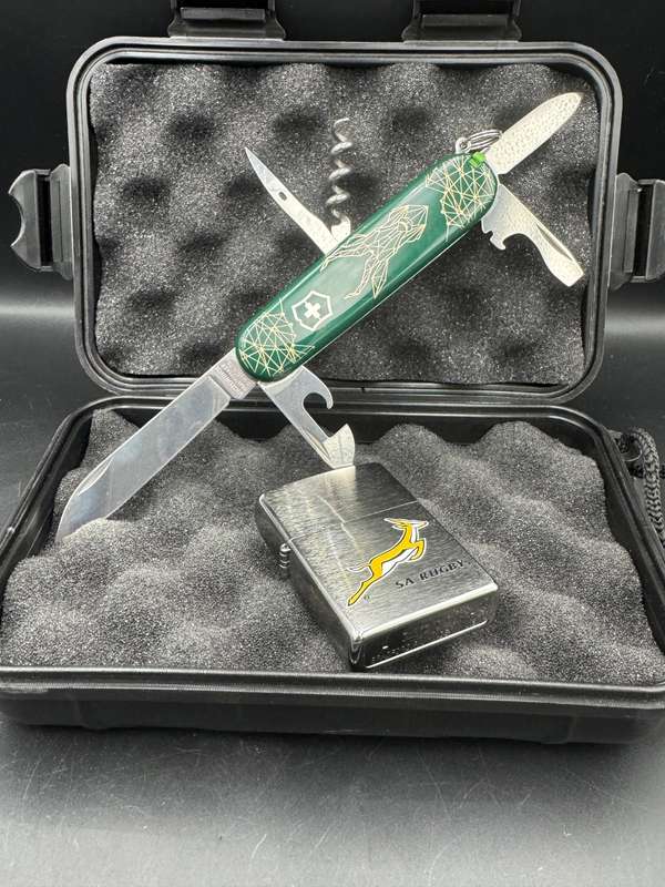Victorinox Springbok + Zippo Lighter