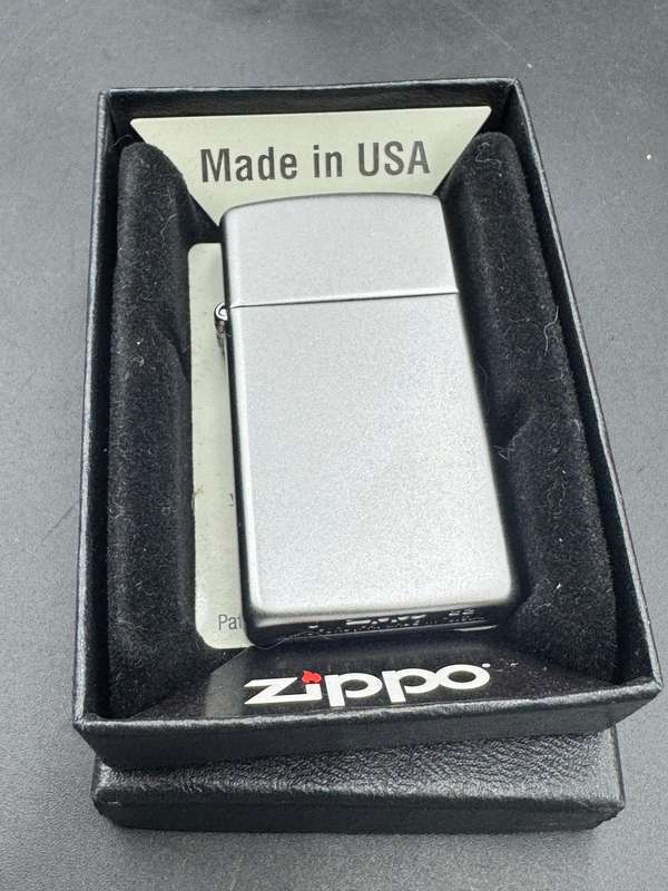 Zippo Slim Satin Chrome