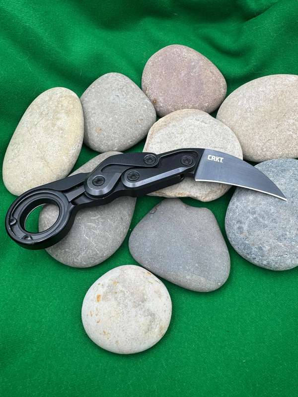 CRKT Provoke Kinematic Karambit Folding Knife w/Black Ti-Nitride Blade Finish