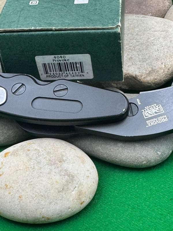CRKT Provoke Kinematic Karambit Folding Knife w/Black Ti-Nitride Blade Finish
