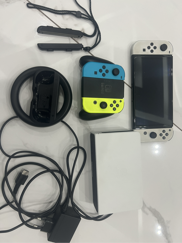 Nintendo Switch OLED model + accessories