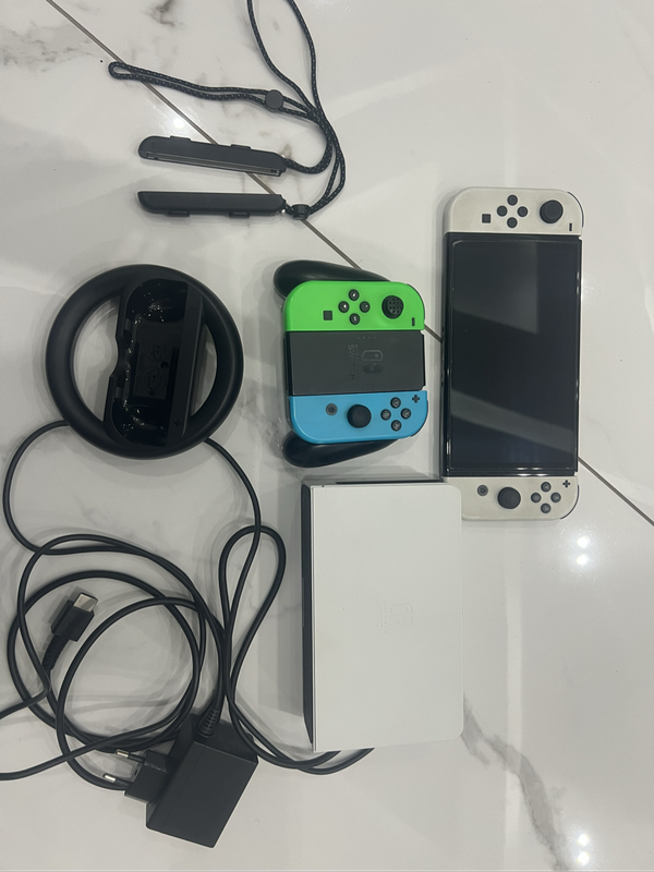 Nintendo Switch OLED model + accessories