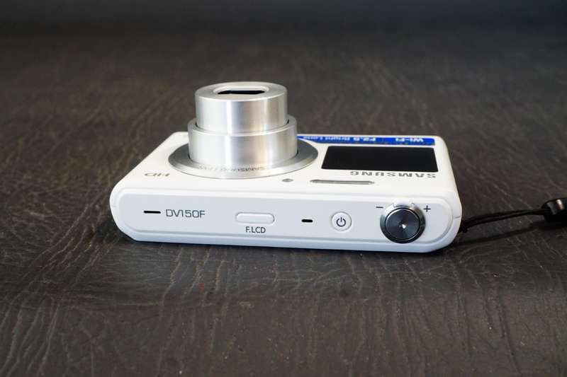 Samsung DV150F digital camera 16.2MP 5x optical zoom dual LCD screen with box