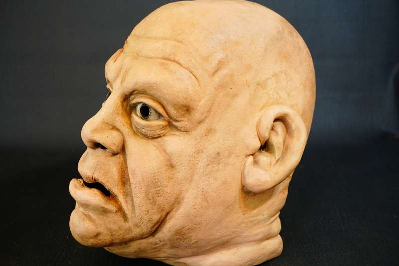 Vintage Don Post 1977 Rubber Halloween Mask PLAN 9 FROM OUTER SPACE Tor Johnson **Great Condition**