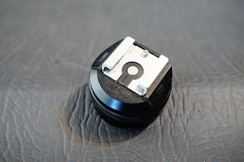 Genuine Nikon AS-1 Flash Coupler Hot Shoe Adapter for F2, F2A, F2AS Cameras  **Good Condition**