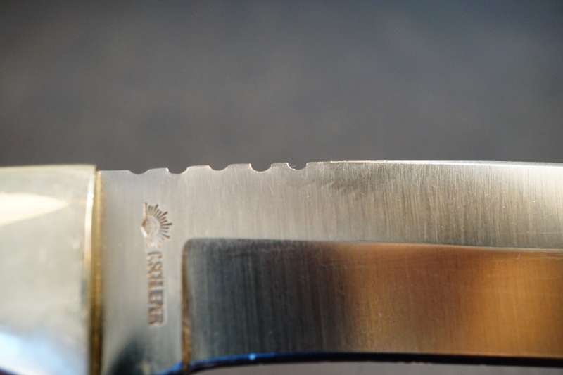Carl Schlieper Eye Brand Outdoor Classic Hunter Silver Collection Knife **Great Condition**