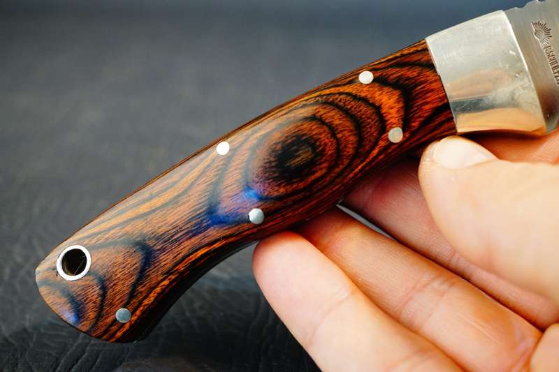 Carl Schlieper Eye Brand Outdoor Classic Hunter Silver Collection Knife **Great Condition**