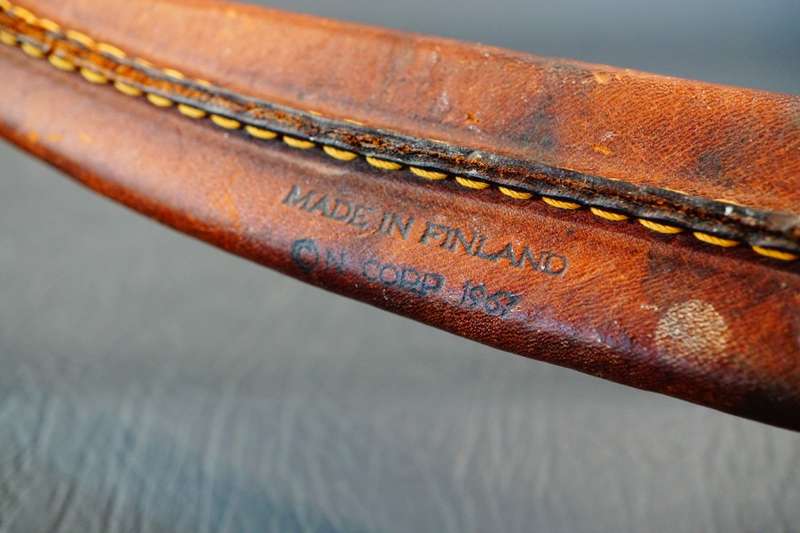 Vintage 1967 Normark Fiskars Finland Fillet Knife with Leather Sheath **Great Condition**