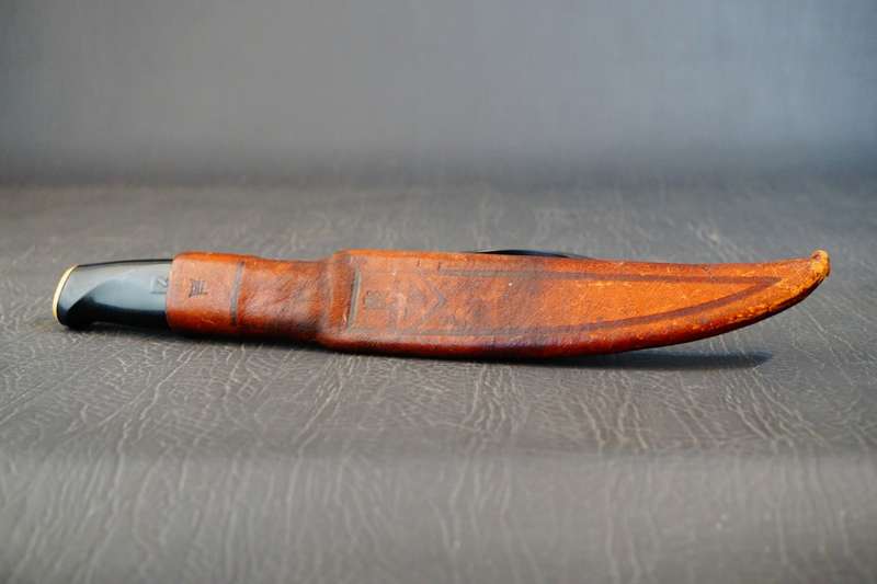 Vintage 1967 Normark Fiskars Finland Fillet Knife with Leather Sheath **Great Condition**