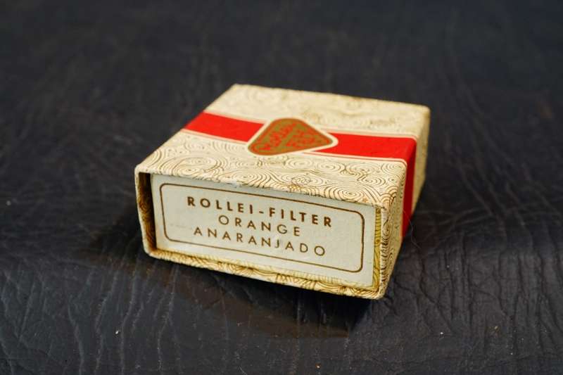 Rollei Franks & Heidecke RI/Bay 1 - Orange Filter with Case a Original Box **Great Condition**