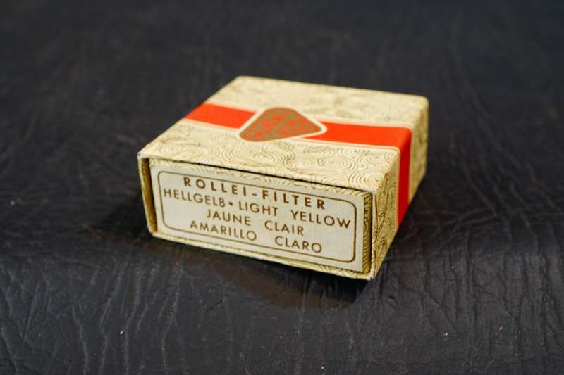 Rollei Franks & Heidecke RI/Bay 1 - Gelb-Hell Light Yellow Filter w/ Case and Box **Great Condition*