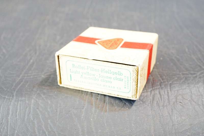 Rollei Franks & Heidecke RI/Bay 1 - Gelb-Hell Light Yellow Filter w/ Case and Box **Great Condition*