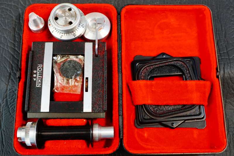Rolleiflex Rolleikin 2 C Adapter Kit for 35mm Film Conversion with Box **Great Condition**