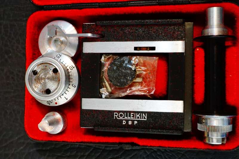 Rolleiflex Rolleikin 2 C Adapter Kit for 35mm Film Conversion with Box **Great Condition**
