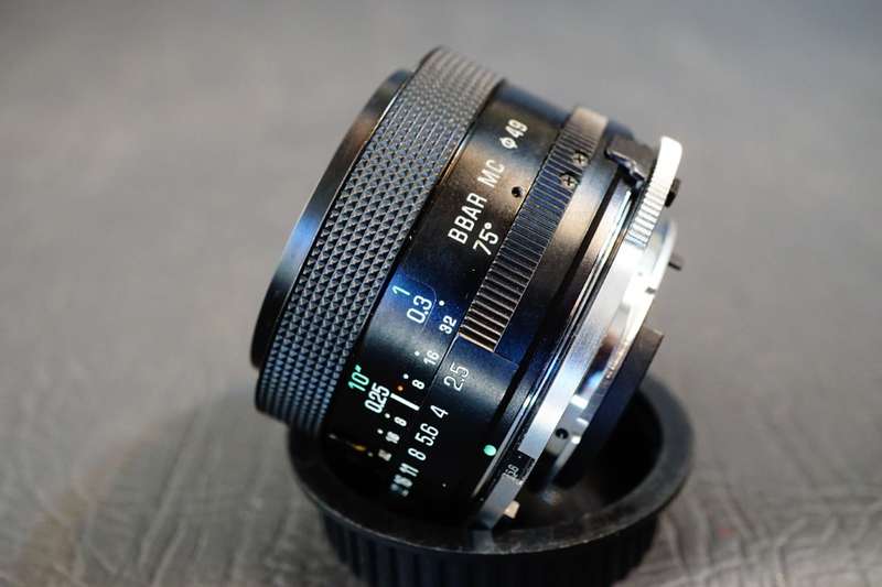 Tamron BBAR Multi C 28mm F2.5 Adaptall Lens with a Olympus OM Mount **Great Condition**