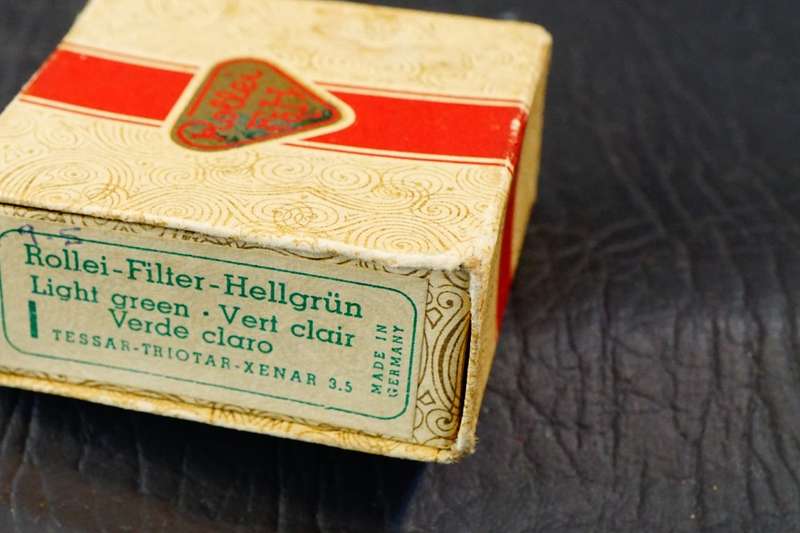 Rollei Franks & Heidecke RI/Bay 1 - Hellgrun Light Green Filter w/ Case and Box **Great Condition**