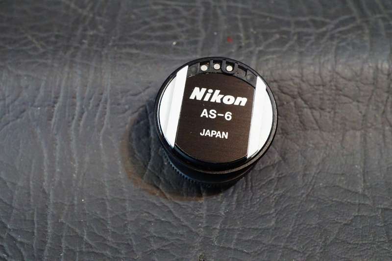 Genuine Nikon AS-6 Flash Unit Hot Shoe Coupler for FM & FE Cameras in Box  **Good Condition**