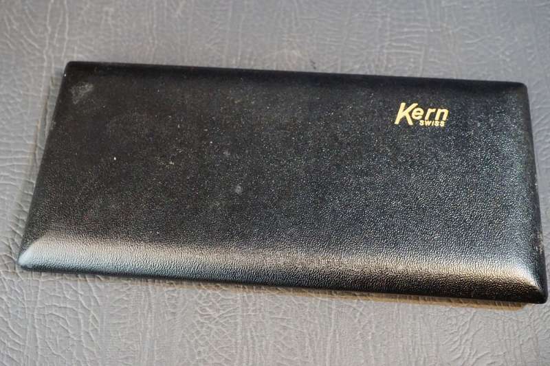 Vintage Kern Aarau Swiss High Precision Drawing Set In Original Box **Complete Excellent Condition**