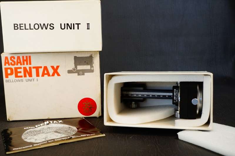 Asahi Pentax Bellows II Unit M42 Screw Mount Boxed  **Excellent Condition**