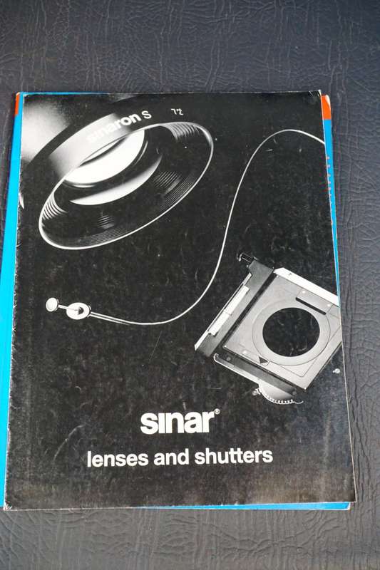 Collection of 7 Sinar Usage and Equipment Books **Good Condition**