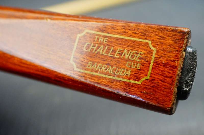 Barracuda The Challenge Cue 17 1/2 Ounce 2 Piece High Grade Cue **Very Good Condition**