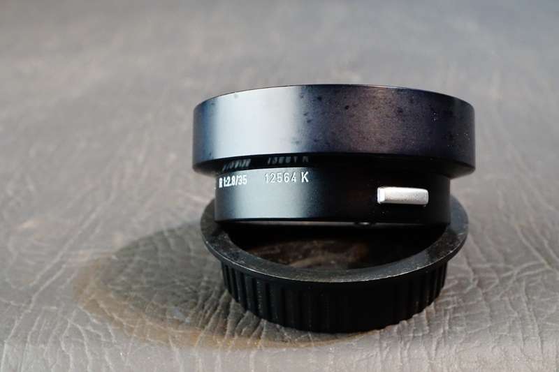Leica Leitz Wetzlar Lens Hood 12564K fits R 50/2, 35/2.8 **Great Condition**
