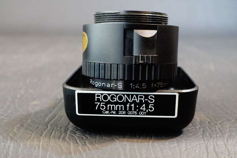 Rodenstock Rogonar-S 75mm F4.5 Enlarging Lens M39 Thread and Jewel Case **Excellent Condition**