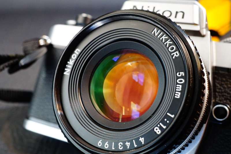 Nikon FE2 35mm SLR Camera with Nikon 50mm F1.8 AIS Pancake Lens  **Great Condition**