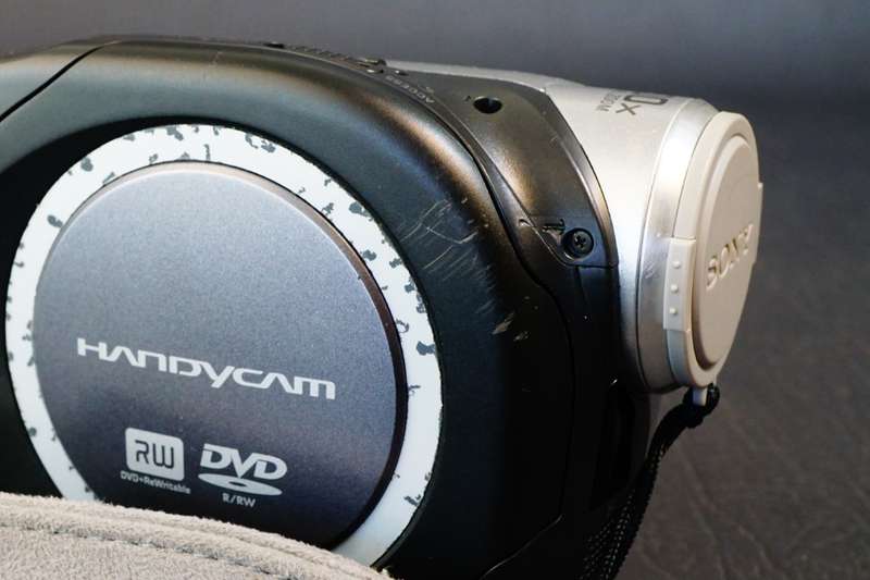 Sony Handycam Camera DCR-DVD408E with DVD-R Disk **Great Condition**