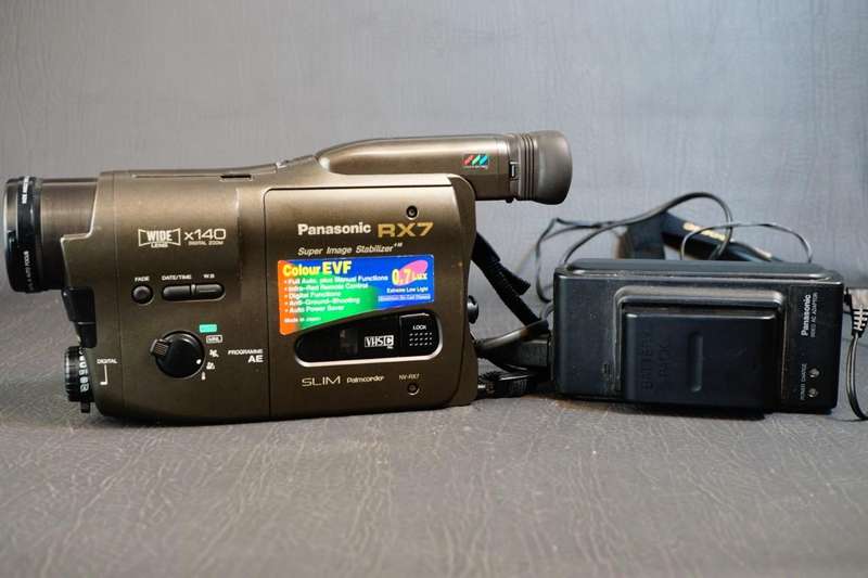 Panasonic NV-RX7 Video Movie Handycam Camcorder Camera VHS-C Tape Format **Great Condition**