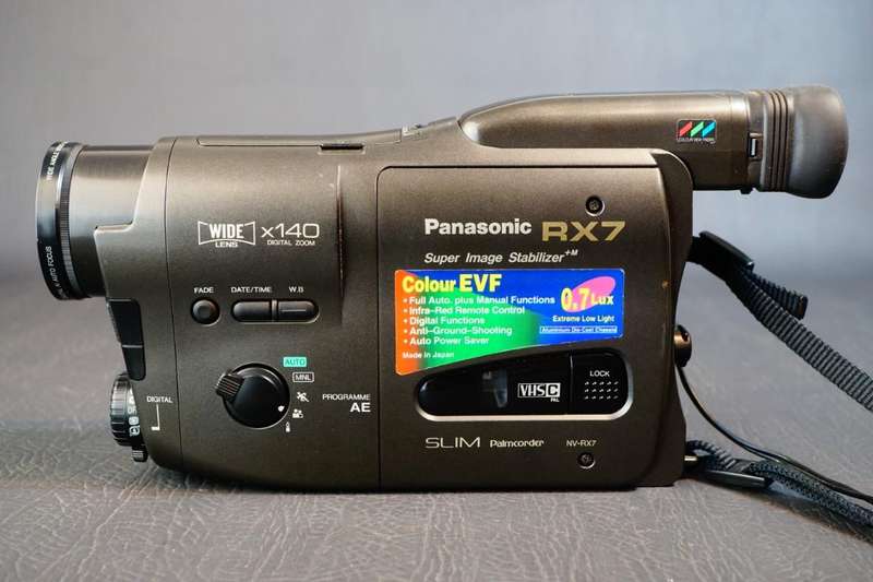 Panasonic NV-RX7 Video Movie Handycam Camcorder Camera VHS-C Tape Format **Great Condition**