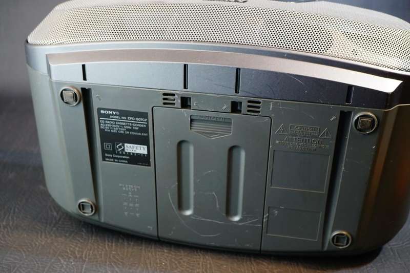 Sony CFD-S07CP CD Radio Cassette-Corder Boombox **Great Condition**