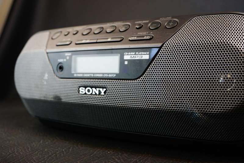 Sony CFD-S07CP CD Radio Cassette-Corder Boombox **Great Condition**