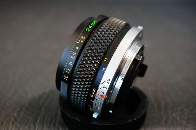 Olympus ZUIKO AUTO-W 24mm F2.8 Lens in Olympus OM Mount **Great Condition**
