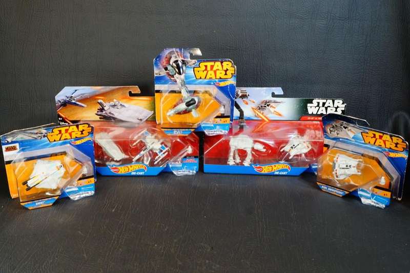 Star Wars Hot Wheels Collection in Packaging