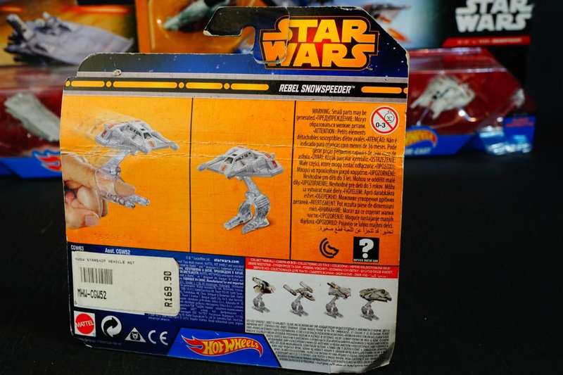 Star Wars Hot Wheels Collection in Packaging