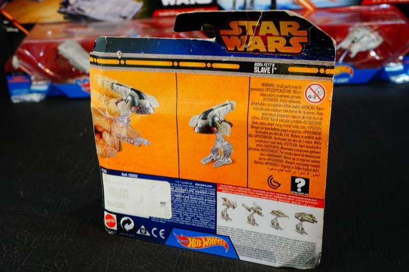 Star Wars Hot Wheels Collection in Packaging