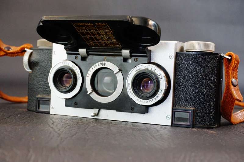 David White Stereo Realist Anastigmat Camera with 35mm F3.5 Lens **Great Condition**