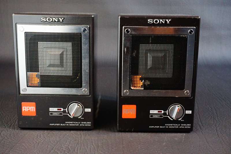 Sony APM-007AV Amplifier Powered Shielded Speakers **Great Condition**