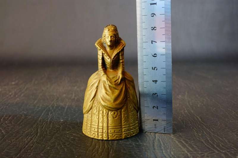 Vintage Brass Bell Antique Victorian Style Decor **Good Condition**