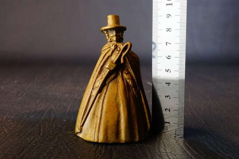 Vintage Brass Bell Antique Victorian Style Decor **Good Condition**