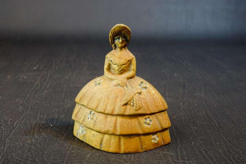 Vintage Brass Bell Antique Victorian Style Decor **Good Condition**