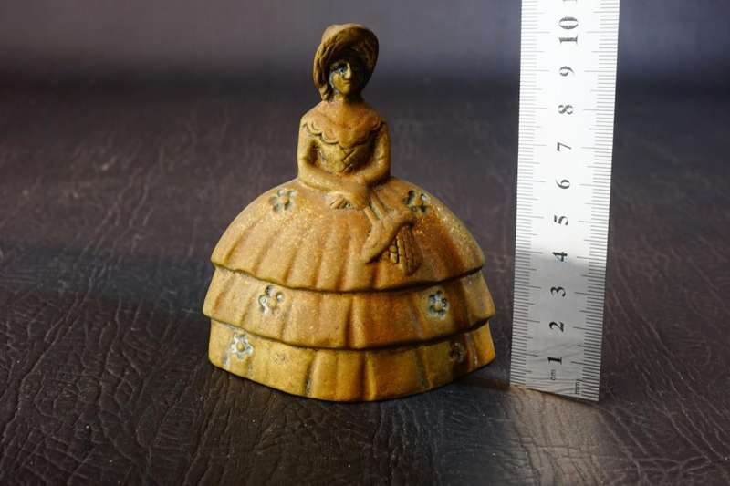 Vintage Brass Bell Antique Victorian Style Decor **Good Condition**