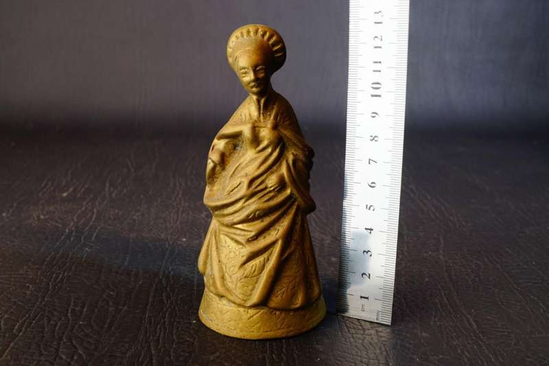 Vintage Brass Bell Antique Victorian Style Decor **Good Condition**