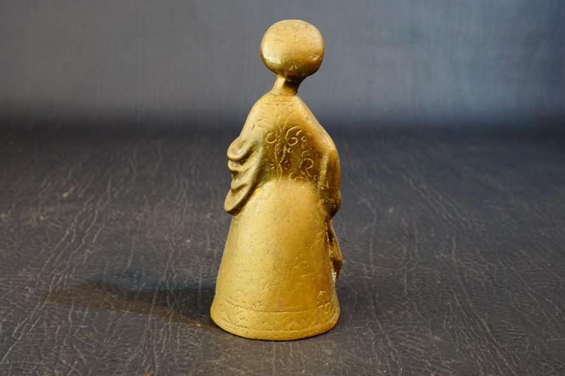 Vintage Brass Bell Antique Victorian Style Decor **Good Condition**